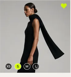Black scarf top